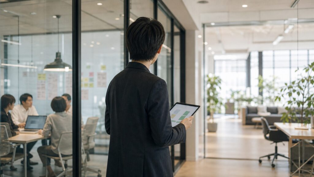 組織の壁と向き合いながら本当にやりたいことを見つめるビジネスパーソン